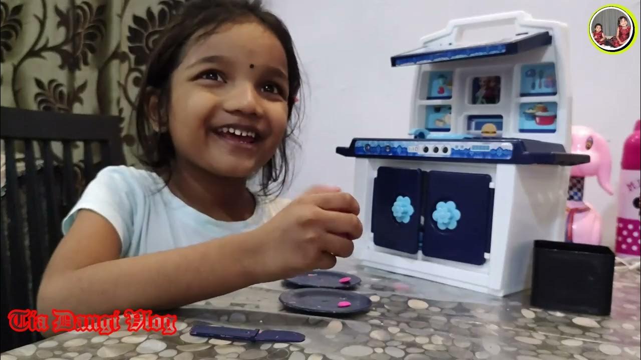 Tia Kitchen Playing Video Kids KitchenToys Cooking Toys Kitchen