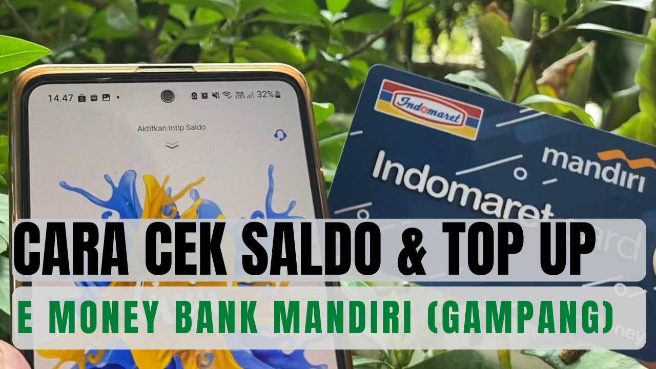 CARA CEK SALDO DAN TOP UP E MONEY BANK MANDIRI UNTUK PEMULA YouTube