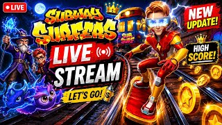 🔴 LIVE - Subway Surfers New Update Gameplay! 😱 High Score Challenge | Watch Now! 🚆🔥