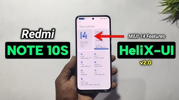 MIUI 14 Features Redmi Note 10S !😂 | Install HeliX-UI MIUI 13.0.8.0 Redmi Note 10S | Dot SM