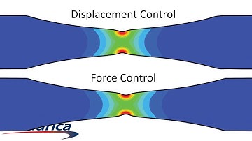 Endurica DT Stiffness Loss Cosimulation Demo for a rubber tension fatigue test