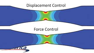 Endurica DT Stiffness Loss Cosimulation Demo for a rubber tension fatigue test