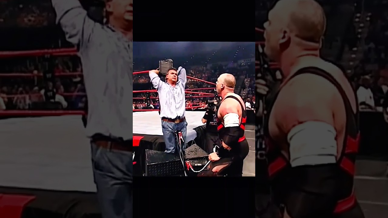 Kane attacks Shane mcmahon and RVD 😮 