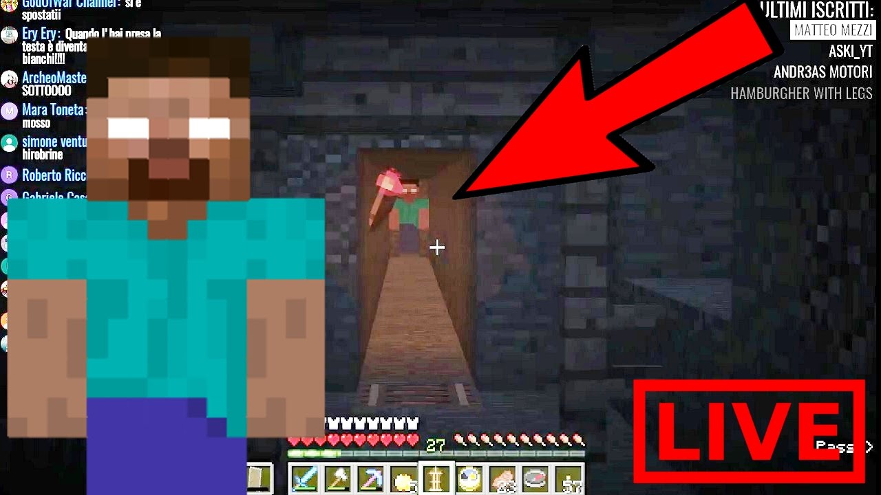 TROVEREMO QUALCOSA! - MINECRAFT 1.11 ITA HEROBRINE - PC (NO MOD) - LIVE ITA - Oggi controlleremo meglio le zone dove sono successe delle cose strane, faremo anche il punto della situazione.