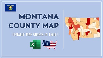 Montana County Map in Excel - Counties List and Population Map