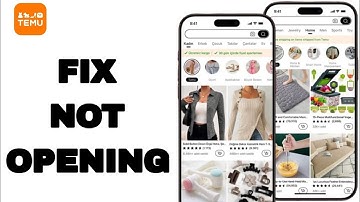 How To Fix And Solve Not Opening On Temu App | Easy Fix