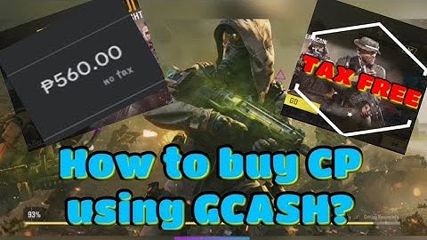 How to buy COD Points or CP using Gcash? TAX FREE / CODM