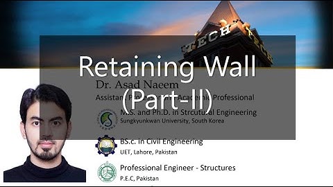 RC Retaining Wall Design (Part 3) | Reinforced Concrete Design