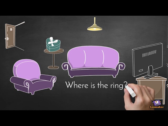 Where Is The Ring Game - Prepositions of Place