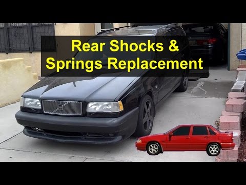 Rear suspension, shocks and springs replacement, P80 Volvo, 850, S70, V70, etc. – VOTD