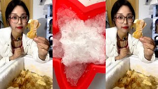 ASMR HARD ICE EATING / CRUSHED ICE / THIN ICE / CLEAR ICE