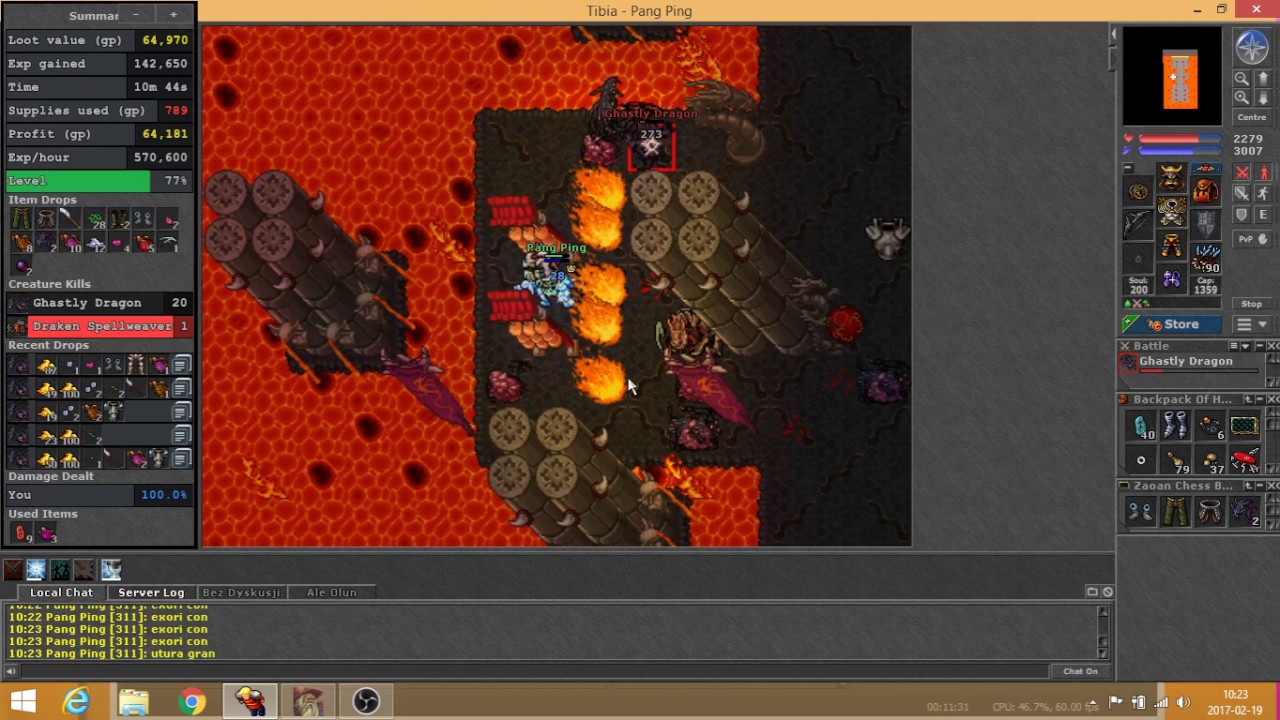 tibia 311 rp hunt ghastlys 380 rp bot enter on my resp youtube