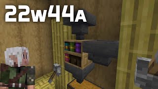 What's New in Minecraft Snapshot 22w44a? Bookshelf Hoppers, Game Rules! screenshot 4