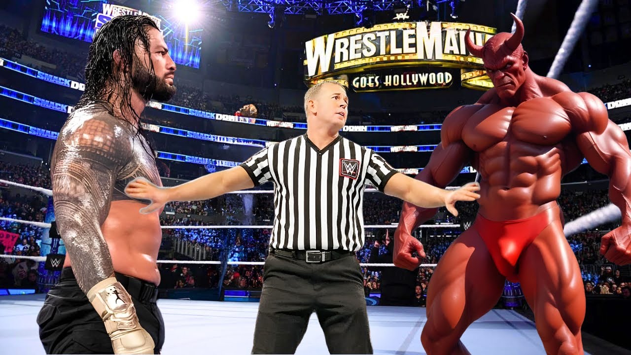 WWE 2K24 - Roman Reigns vs Red Devil - FULL MATCH | WWE Oct 04, 2024