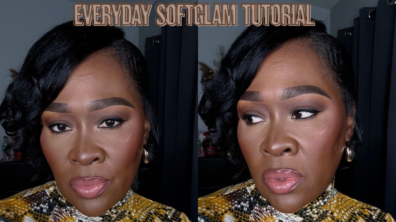 Everyday Soft Glam Makeup Tutorial for Beginners | Brown Skin Friendly ...