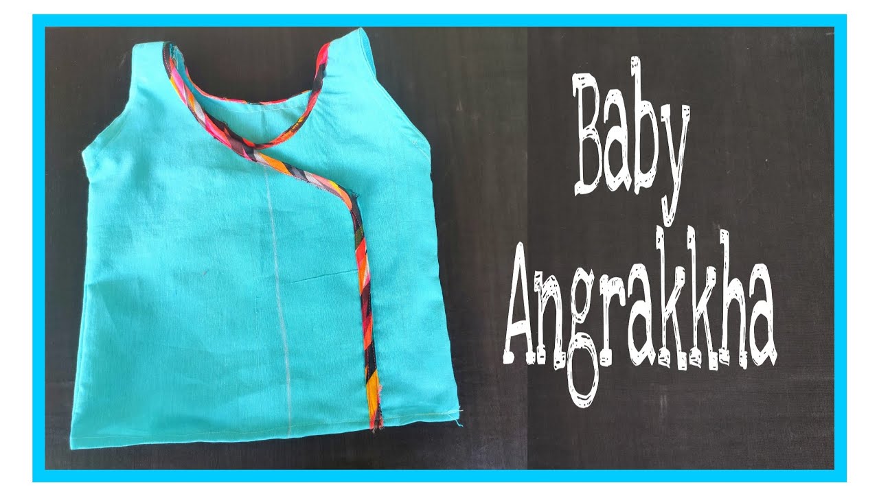 DIY - (हिंदी) -Baby Dress | Angrakha Top Cutting and Stitching | krishna dress | janmashtami special