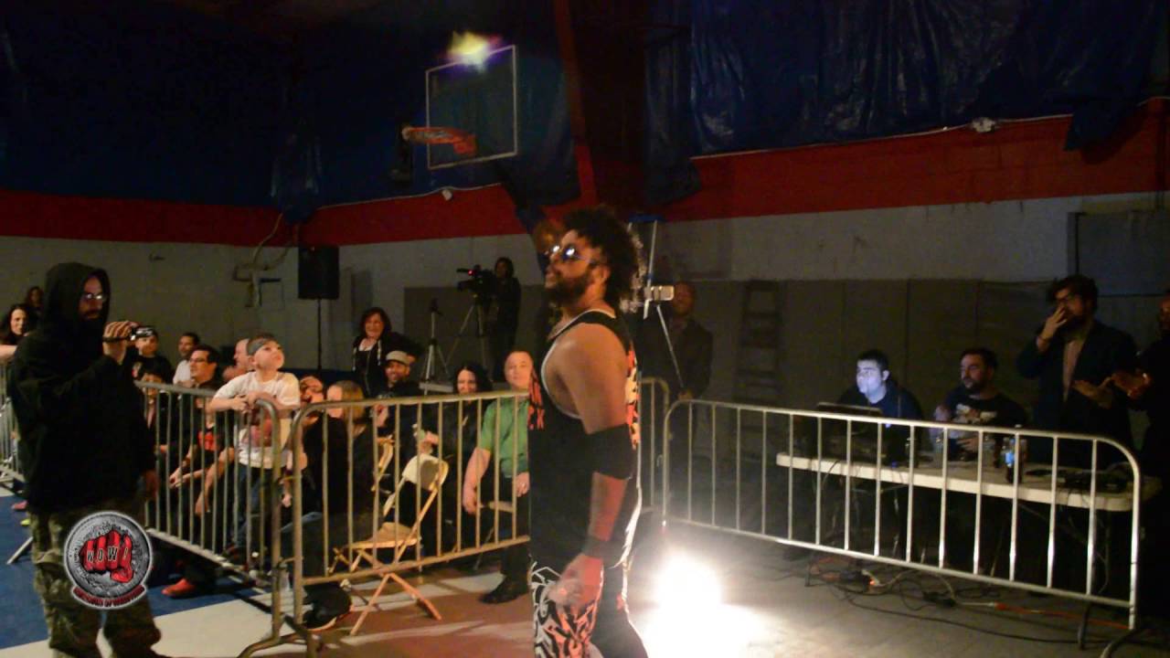 "The Unpredictable" JGeorge makes his entrance at "Full Throttle"