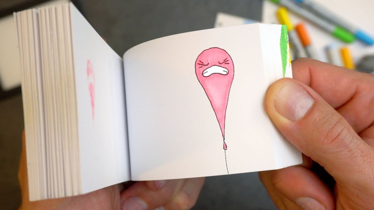 Andymation Slime Printed Flipbook