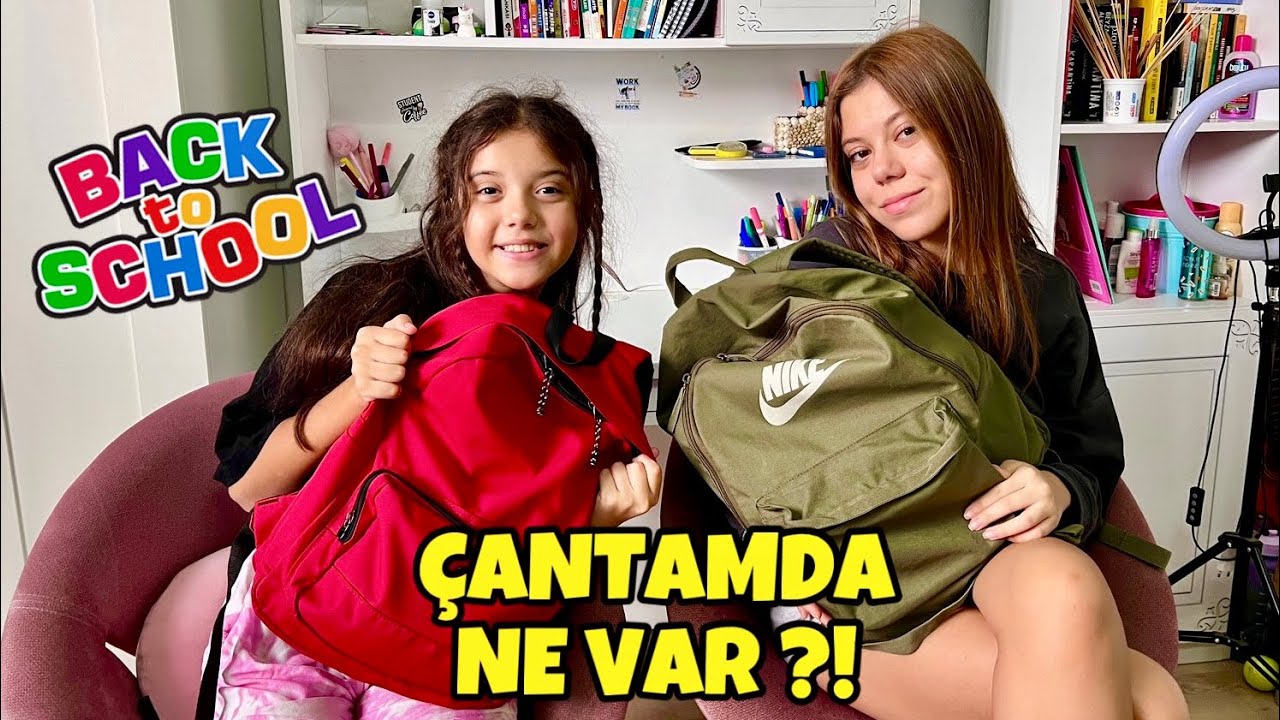 OKUL ÇANTAMDA NE VAR ? 6.sınıf ve 11.sınıf Öğrenci Çantası🫣⁉️