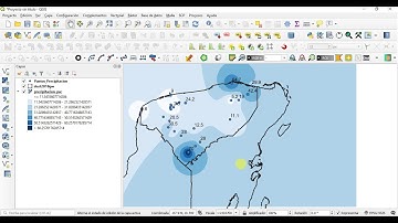 Cómo realizar un mapa de precipitación en QGIS [Part.1]