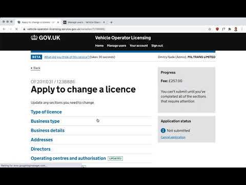 How to change your operator's licence: number of vehicles, operating centres, transport managers etc