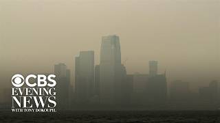 Health officials urge public to mask up or stay inside amid air quality concerns