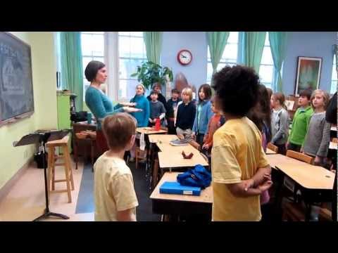 Fourth Grade Movement Lesson at City of Lakes Waldorf School