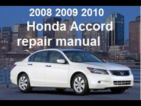 Honda Accord Hybrid Mechanic Manual