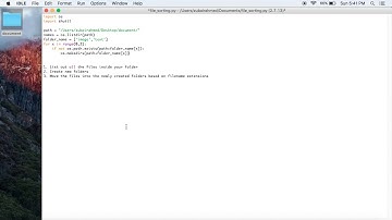 How to sort files in folder using Python