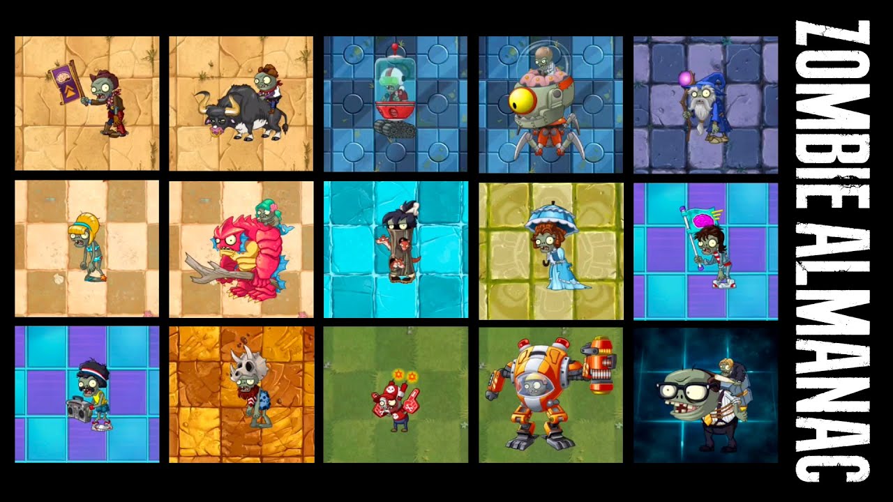 Almanac / Zombies / Plants vs Zombies 2 It's About Time YouTube