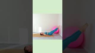 How to use a Wall to Increase the Pilates Core Challenge-BE SURE TO LISTEN TO MY CUES! ⭐️  #pilates