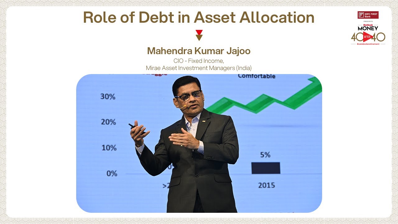 Role of Debt in Asset Allocation | Mahendra Kumar Jajoo, CIO, Mirae Asset Investment Managers