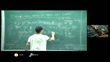Xinyi Yuan, Hodge index theorem for adelic line bundles