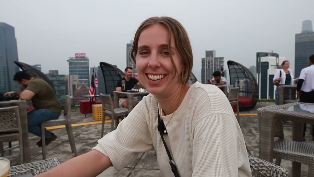 The Most INSANE Rooftop in Kuala Lumpur?! (On a Helipad) 😳🇲🇾