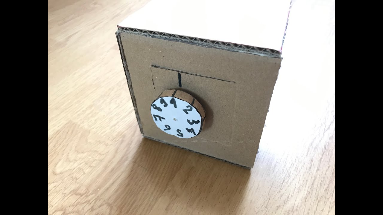 TUTO FAIRE UN COFFRE FORT EN CARTON 📦 FACILE - YouTube