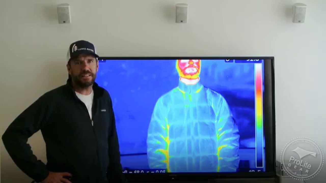 Lightweight Down Jacket Thermal Imaging Tests YouTube