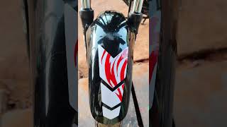 Bike mudguard radium sticker