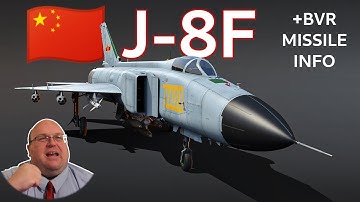 New plane and BVR info! ~ 🇨🇳 J-8F Devblog [War Thunder "La Royale" Update]