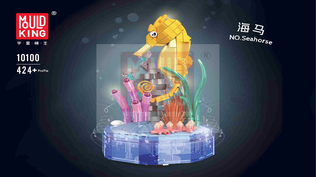 Mould King Instructions - Seahorse Music Box - 10100