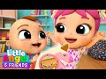 Princess Jill&#39;s NEW Pink Piggy Bank Song! | Little Angel And Friends Kid Songs