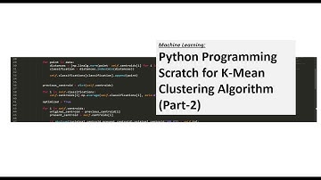 K-Mean Cluster Algorithm Implementation with Python Scratch Part.2