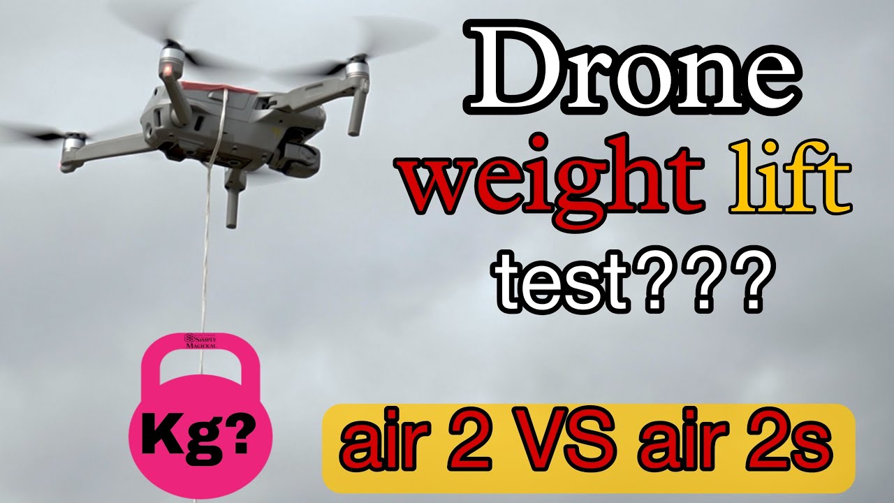 Drone weight lifting test | DJI Air 2 VS Air2s | Drone power test | MR.Rocket  HD VIDEO