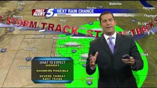 KOCO-5 Oklahoma City OK - 10pm news weather segment