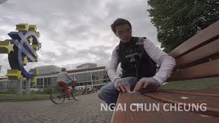 Origami Crane 01742 on 20150721 part 020 via Frankfurt
