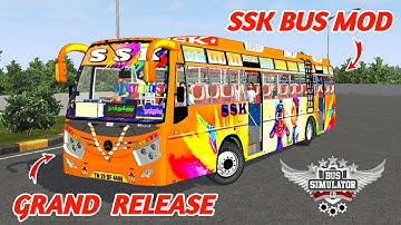 🎀💥SSK Bus Mod  Release Bus Simulator Indonesia Tamil 💥🎀