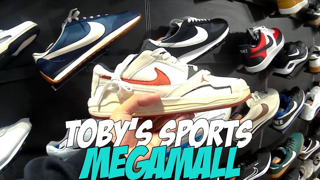 SNEAKER VLOG! TOBYS SPORTS MEGAMALL