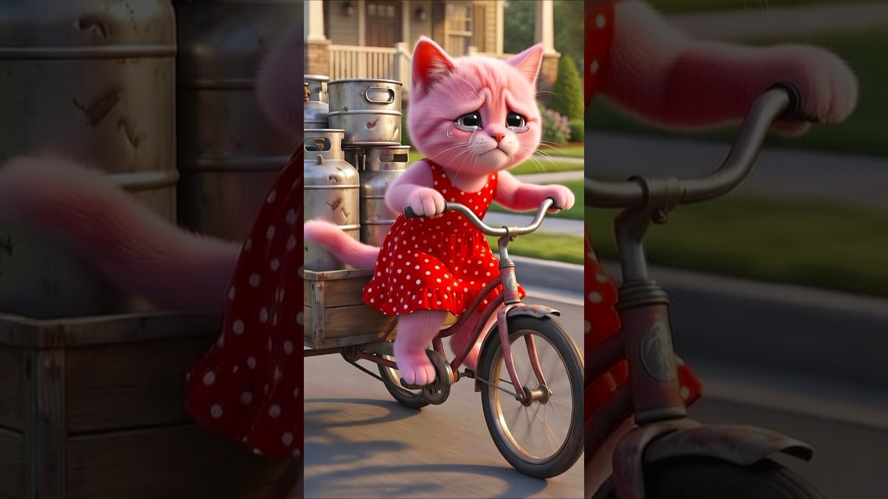 Little Cat Work hard to feed har brother Part 1 | Cat Heart touching story 💔 