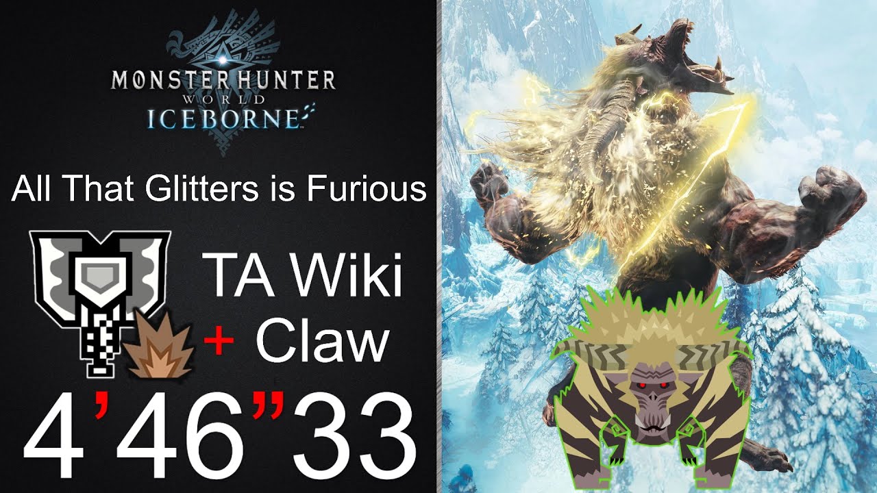 MHWIceborne Furious Rajang [XB] Charge blade Solo TA wiki rules | 4’46 | 激昂したラージャン チャージアックス ソロ