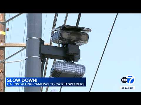 New speed cameras set to be activated across Los Angeles in late October