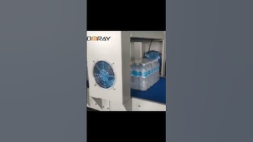 One-piece heat shrink wrapping machine, output 20-25pcs/min #machine #factory #packing #wrap